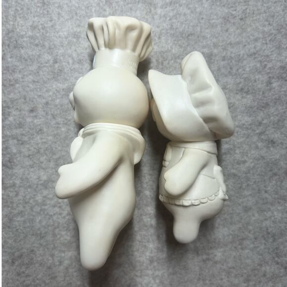 Vintage 1970s Pillsbury Doughboy & Doughgirl Vinyl Figures Rubber Set - Picture 6 of 8